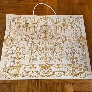 Dior Ornate Gold and Cream Bag